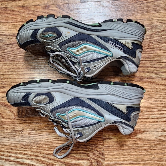 Saucony Womens Excursion TR5 Trail Running Sneakers Gray/Blue Size 7.5 - Picture 3 of 9